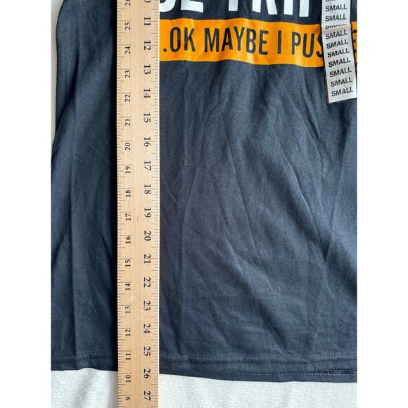 Spencers Mens Black Graphic Tee NWT Small 100% Cotton Funny T Shirt - Picture 5 of 5